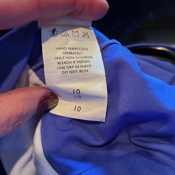 Royal Blue Jantzen One Piece Swimsuit - Picture 10 of 11